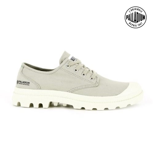 Palladium Pampa OX Organic II Oxford Schoenen Dames Lichtgroen | NL 40IVXTR